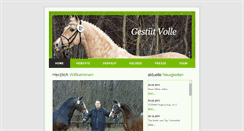 Desktop Screenshot of gestuet-volle.de